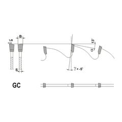 GLOBUS Tērauda zāģis 185x30x48Z / -5° negatīvs / iegremdēšanas griešanas iekārta cena un informācija | Zāģi, ripzāģi | 220.lv