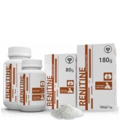 VetaPro Renitine Powder papildbarība suņiem un kaķiem ar hronisku nieru mazspēju, hiperfosfatēmiju, 180 g cena un informācija | Vitamīni, uztura bagātinātāji, pretparazītu līdzekļi suņiem | 220.lv