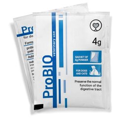 VetaPro Probio, 30x4g dabīgas probiotikas saturoša papildbarība suņiem un kaķiem, 120g cena un informācija | Vitamīni, uztura bagātinātāji, pretparazītu līdzekļi suņiem | 220.lv