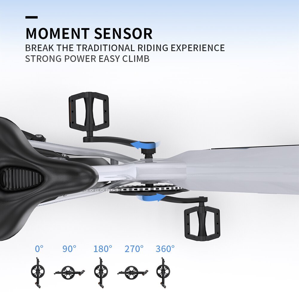 Elektriskais velosipēds Onesport OT05 27,5'', balts cena un informācija | Elektrovelosipēdi | 220.lv