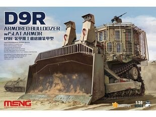 Сборная пластиковая модель Meng Model - D9R Armored Bulldozer w/Slat Armor, 1/35, SS-010 цена и информация | Конструкторы и кубики | 220.lv