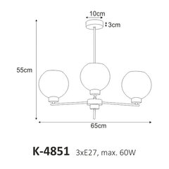 Piekaramā lampa V-4851 cena un informācija | Lustras | 220.lv