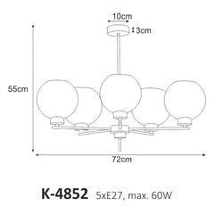 Piekaramā lampa V-4852 цена и информация | Люстры | 220.lv