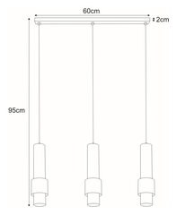 Piekaramā lampa V-4714 цена и информация | Люстры | 220.lv