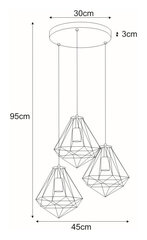 Piekaramā lampa V-4813 цена и информация | Люстры | 220.lv