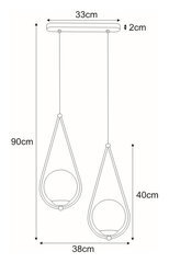 Piekaramā lampa V-4776 cena un informācija | Lustras | 220.lv