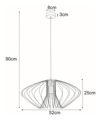 Piekaramā lampa V-3407 cena un informācija | Lustras | 220.lv