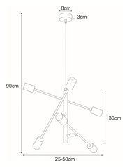 Piekaramā lampa V-4751 cena un informācija | Lustras | 220.lv