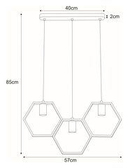 Piekaramā lampa V-4721 cena un informācija | Lustras | 220.lv