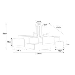 Piekaramā lampa V-4331 цена и информация | Люстры | 220.lv