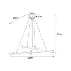 Piekaramā lampa V-4381 cena un informācija | Lustras | 220.lv