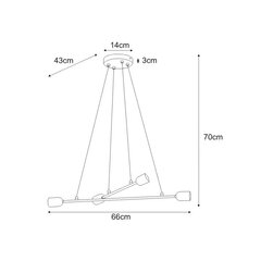 Piekaramā lampa V-4390 cena un informācija | Lustras | 220.lv