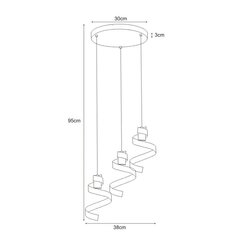 Piekaramā lampa V-4542 cena un informācija | Lustras | 220.lv