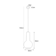 Piekaramā lampa V-4525 cena un informācija | Lustras | 220.lv