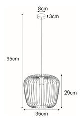 Piekaramā lampa V-4102 cena un informācija | Lustras | 220.lv