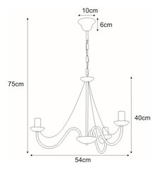 Piekaramā lampa V-3995 cena un informācija | Lustras | 220.lv