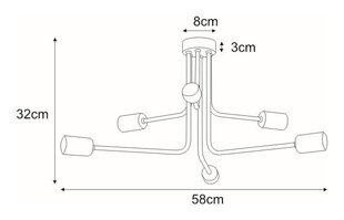 Piekaramā lampa V-3891 cena un informācija | Lustras | 220.lv