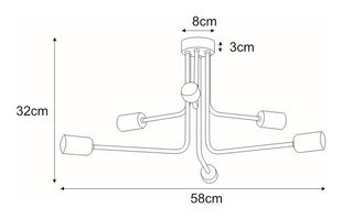 Piekaramā lampa V-4041 cena un informācija | Lustras | 220.lv