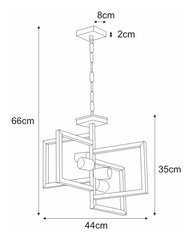 Piekaramā lampa V-4036 cena un informācija | Lustras | 220.lv