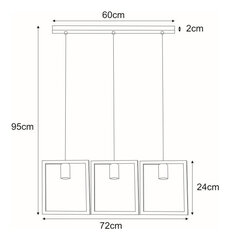 Piekaramā lampa V-4033 cena un informācija | Lustras | 220.lv