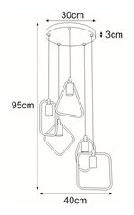 Piekaramā lampa V-3931 cena un informācija | Lustras | 220.lv