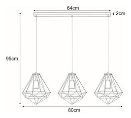 Piekaramā lampa V-4004 цена и информация | Люстры | 220.lv