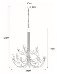 Piekaramā lampa V-3523 цена и информация | Люстры | 220.lv