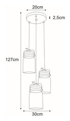 Piekaramā lampa V-8004A-3 cena un informācija | Lustras | 220.lv