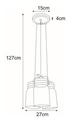 Piekaramā lampa V-8004-3 cena un informācija | Lustras | 220.lv