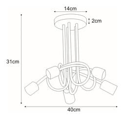 Piekaramā lampa V-3621 cena un informācija | Lustras | 220.lv