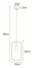 Piekaramā lampa V-3830 cena un informācija | Lustras | 220.lv