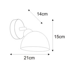 Sienas lampa V-JSL-1306/1W цена и информация | Настенные светильники | 220.lv