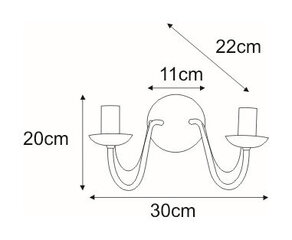 Sienas lampa V-3999 cena un informācija | Sienas lampas | 220.lv