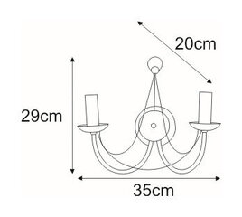 Sienas lampa V-3527 cena un informācija | Sienas lampas | 220.lv