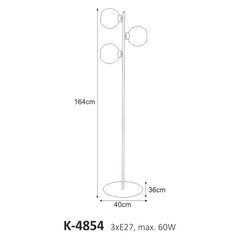 Grīdas lampa V-4854 cena un informācija | Stāvlampas | 220.lv