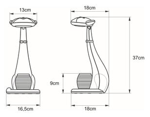 Galda lampa V-BL1605 cena un informācija | Galda lampas | 220.lv