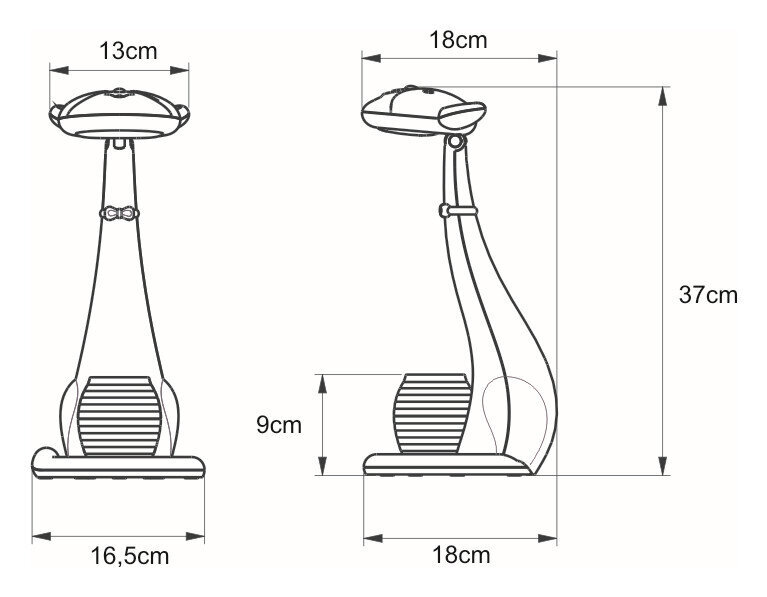 Galda lampa V-BL1605 cena un informācija | Galda lampas | 220.lv