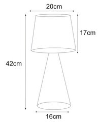 Galda lampa V-4642 цена и информация | Настольные лампы | 220.lv