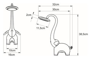 Galda lampa V-BL1603 cena un informācija | Galda lampas | 220.lv