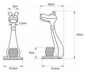 Galda lampa V-BL1607 cena un informācija | Galda lampas | 220.lv