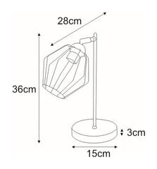 Galda lampa V-3773 cena un informācija | Galda lampas | 220.lv