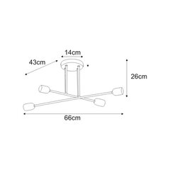 Piekaramā lampa V-4392 cena un informācija | Griestu lampas | 220.lv