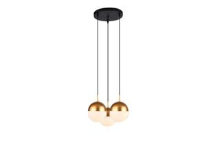 Piekaramā lampa GTV ABIES, 3×14cm, zelts 7597 цена и информация | Люстры | 220.lv