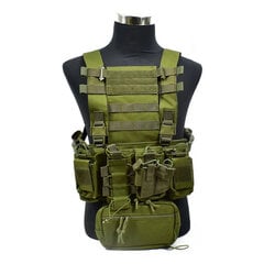 Taktiskā aizsargveste airsoft, zaļa cena un informācija | Svari, hanteles, stieņi | 220.lv