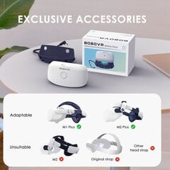 BOBOVR BD1: Adapteris ar akumulatoru M1PLUS &amp; M2PLUS &amp; M3 Mini цена и информация | Очки виртуальной реальности | 220.lv