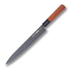 Samura OKINAWA Stonewash Yanagiba nazis 9,4 collas/240 mm — augstākās kvalitātes japāņu augstas oglekļa tērauda Sashimi suši griešanas asmens cena un informācija | Virtuves piederumi | 220.lv