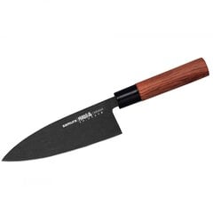 Samura Okinawa Stonewash Кухонный Deba нож 170mm из AUS 8 Японской стали 58 HRC цена и информация | Кухонные принадлежности | 220.lv