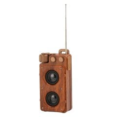 Retro Bluetooth skaļrunis Vintage Decor Mini portatīvais bezvadu skaļrunis FM stereo radio cena un informācija | Skaļruņi | 220.lv