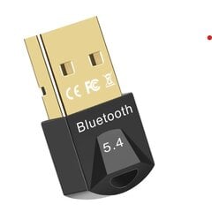 Adapteris USB Bluetooth 5.4 Mini USB uztvērējs-raidītājs bezvadu pelei, tastatūrai utt. cena un informācija | Lādētāji un adapteri | 220.lv