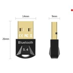 Adapteris USB Bluetooth 5.4 Mini USB uztvērējs-raidītājs bezvadu pelei, tastatūrai utt. cena un informācija | Adapteri un USB centrmezgli | 220.lv